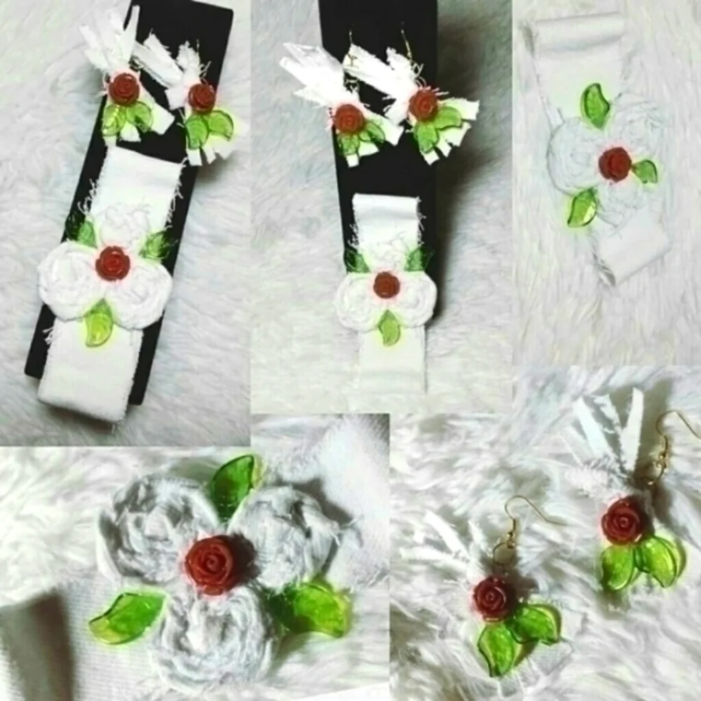 Tasty Raw Edge White DenimRosey Stax Set